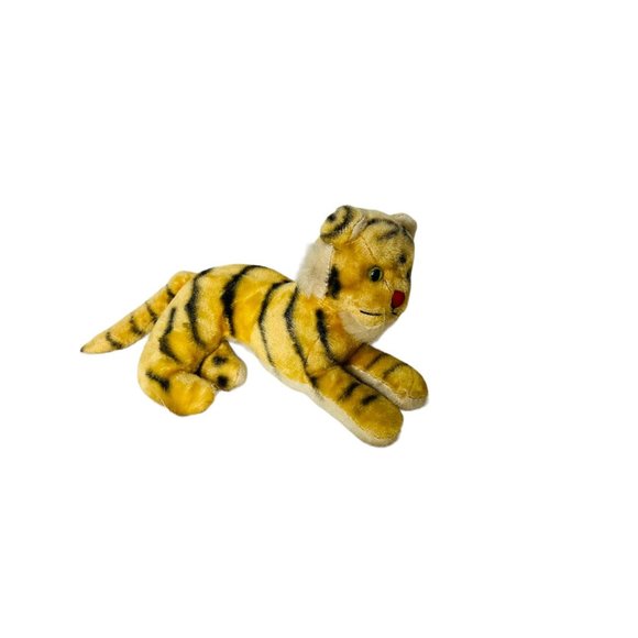 Plush Bengal Tiger Cat Jestia Japan Stuffed Animal  Vintage - Picture 2 of 6